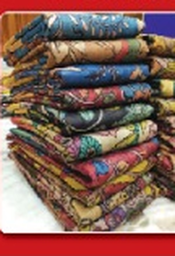 Kalamkari sarees on Instagram